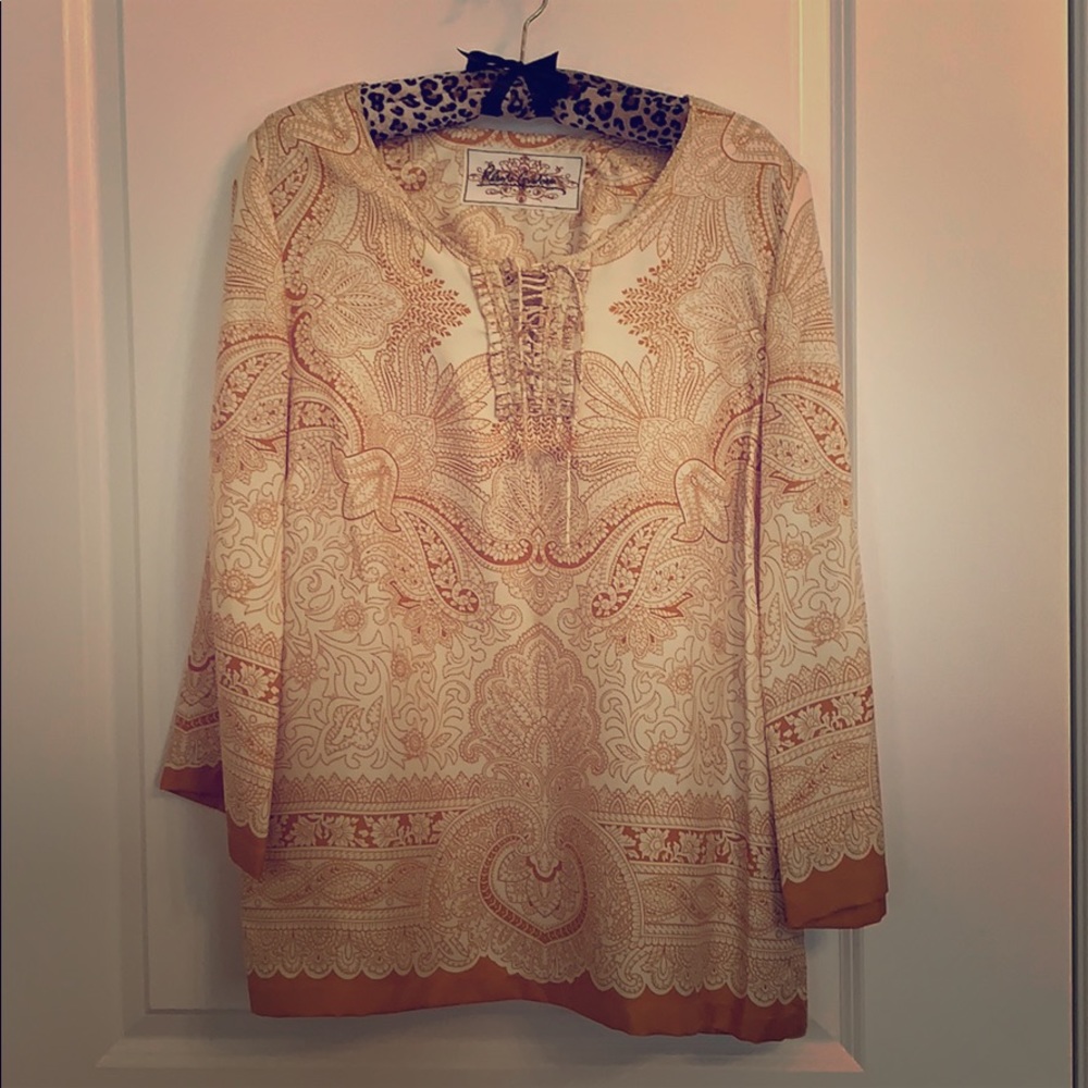 Robert Graham silk tunic